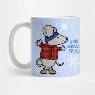 Squeaking Freezing Mouse Mug